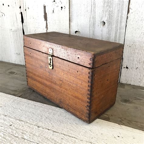 antique wood box metal lid|wood box with lid 12x12.